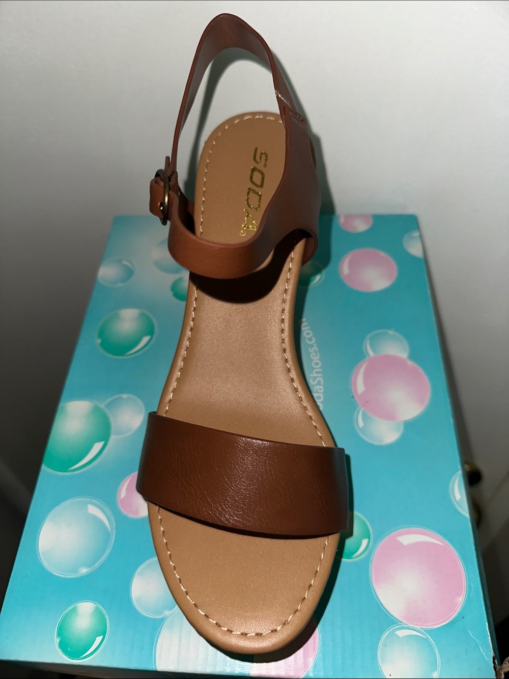 SODA Chivas-S Sandal in Tan NWT - Picture 3 of 9